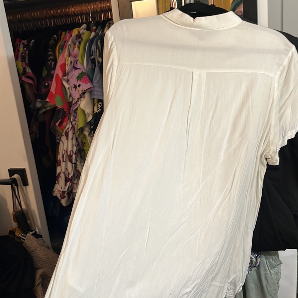 ModCloth Umbrella Embroidered Button Down - Picture 4 of 5